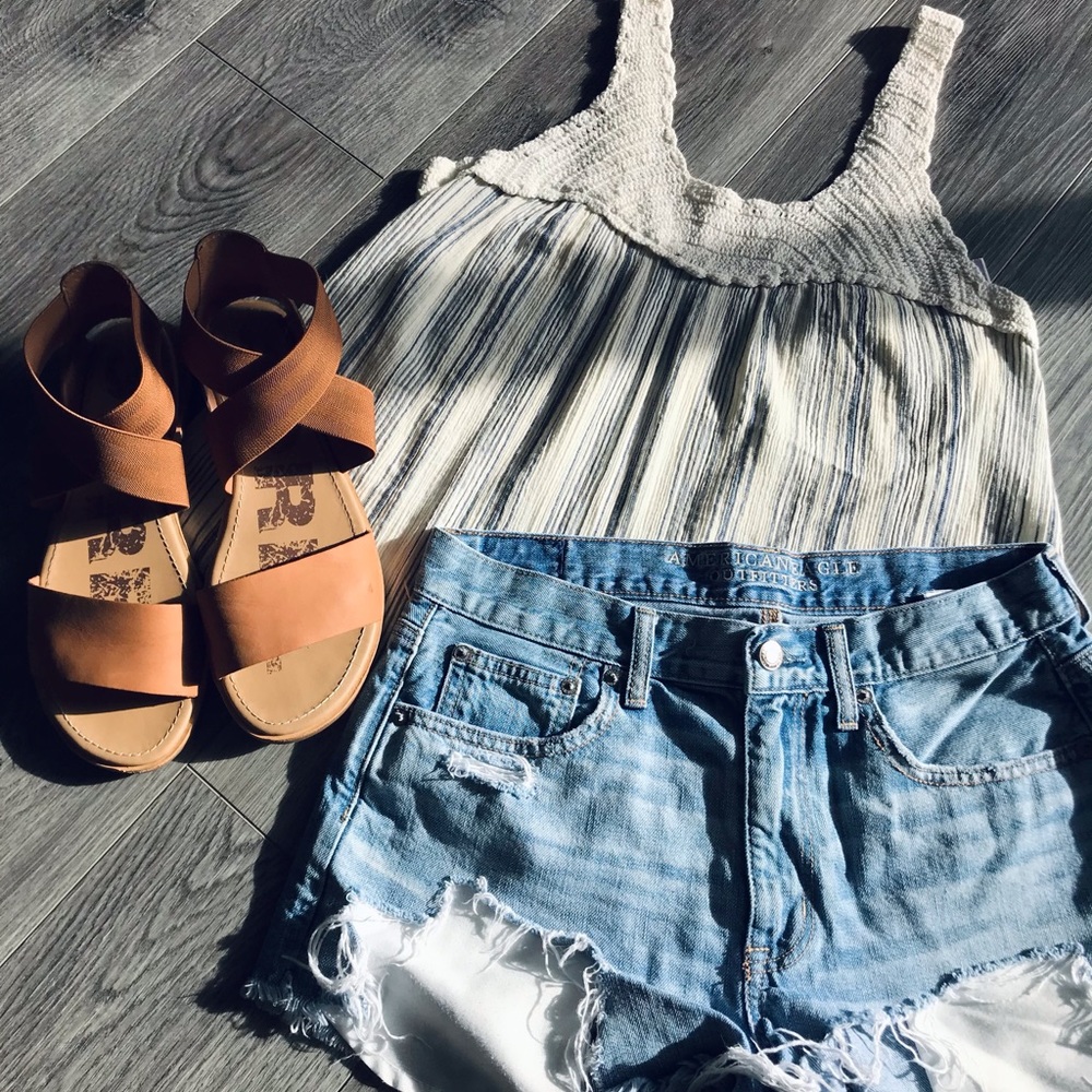 Aerie Crochet Top Tank